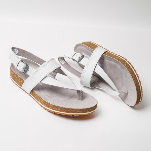 Damskie sandały TIMBERLAND MALIBU WAVES THONG SYNTHE ca1ss1 kolor biały