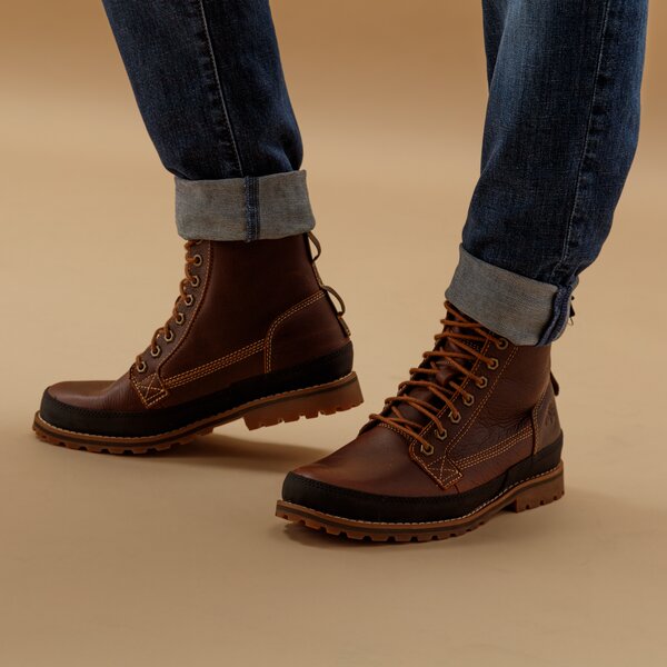 Męskie buty za kostkę TIMBERLAND ORIGINALS II EK+ BOOT tb0a2hc4f131 kolor brązowy
