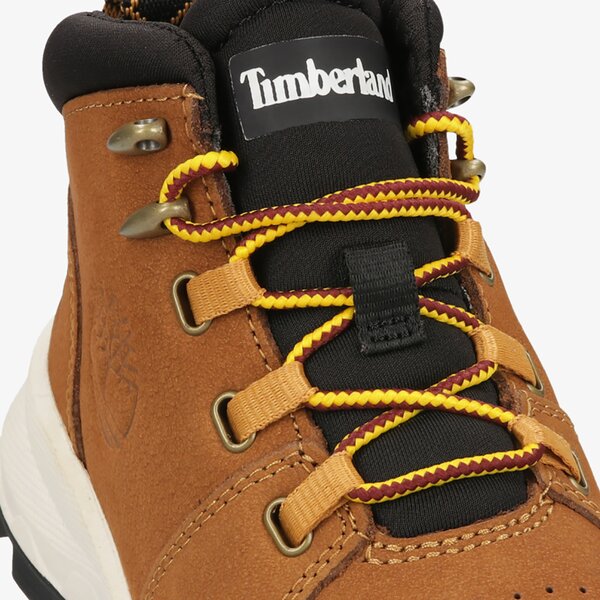Dziecięce buty outdoor / trekkingowe TIMBERLAND BROOKLYN CITY MID tb0a28f82281 kolor żółty