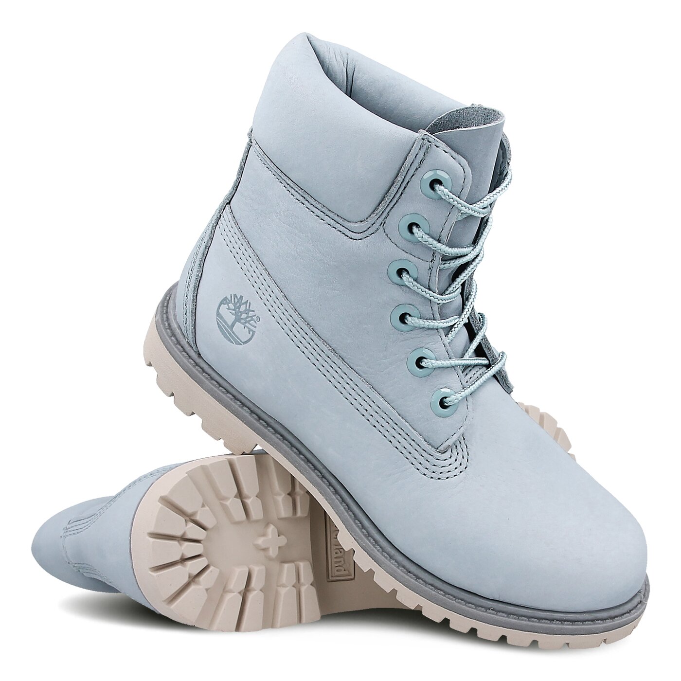 Damskie trapery TIMBERLAND PREMIUM 6 INCH BOOT - W  a1aqv kolor niebieski