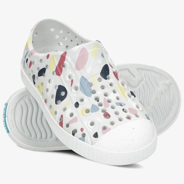 Dziecięce trampki NATIVE JEFFERSON PRINT JUNIOR 12100101-8964 kolor biały