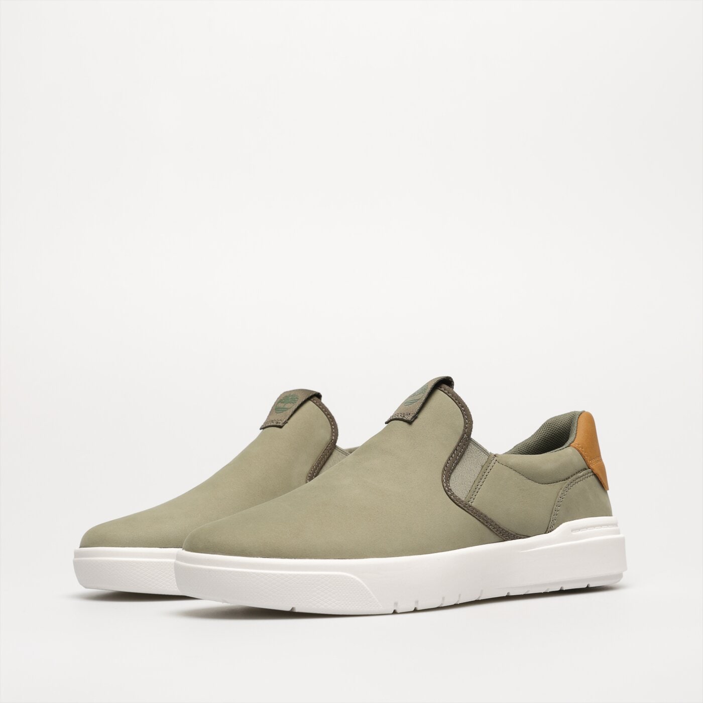 Męskie sneakersy (buty) TIMBERLAND SENECA BAY SLIP ON tb0a5u119911 kolor khaki