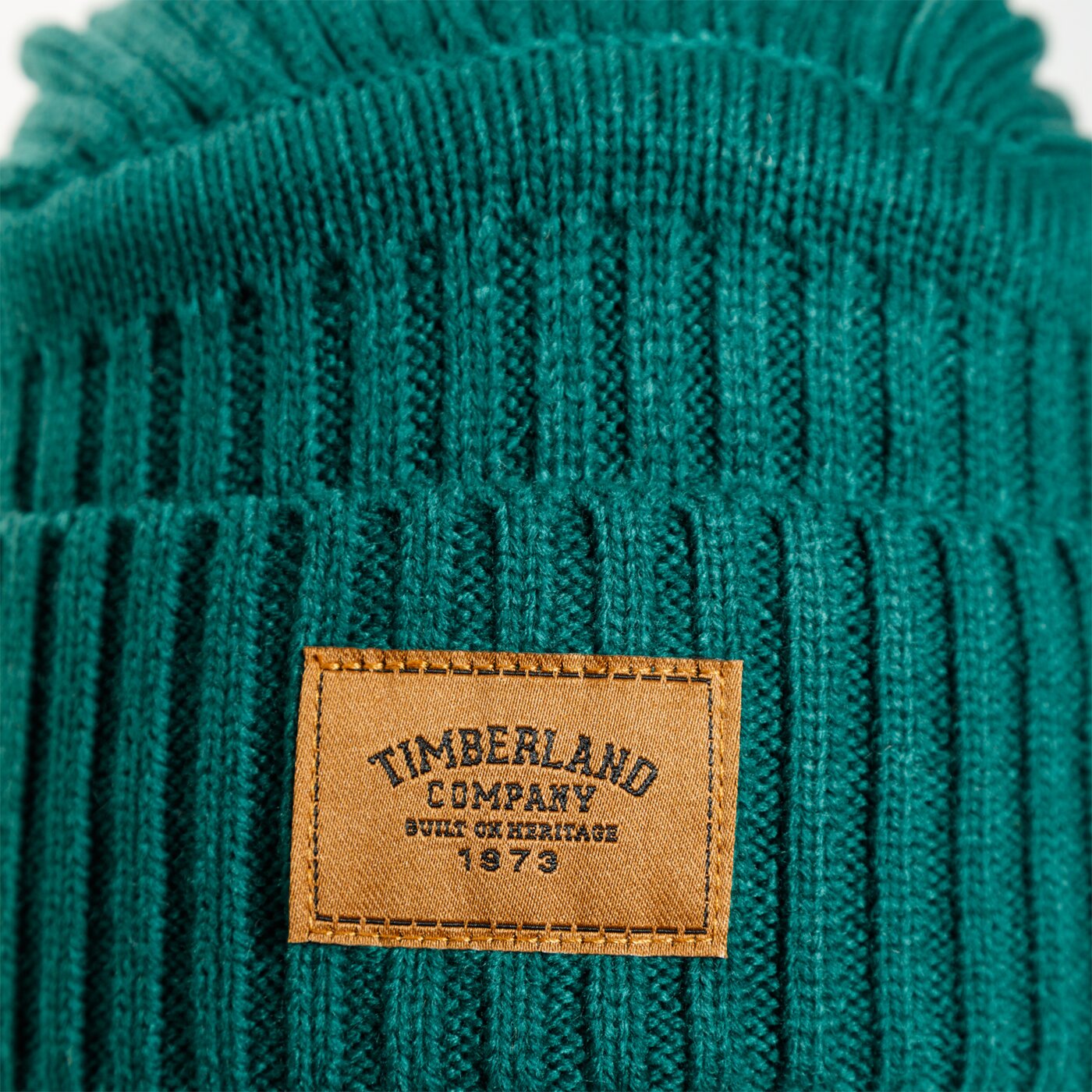 Męska czapka zimowa TIMBERLAND CZAPKA ZIMOWA RIBBED BEANIE tb0a1egwv351 kolor zielony