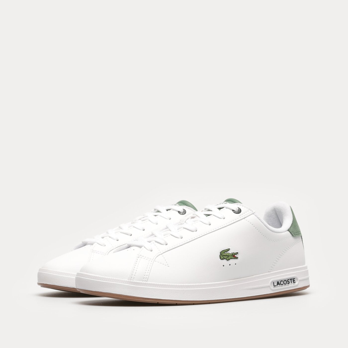 Męskie sneakersy (buty) LACOSTE GRADUATE PRO 123 2 SMA 745sma0097y37 kolor biały