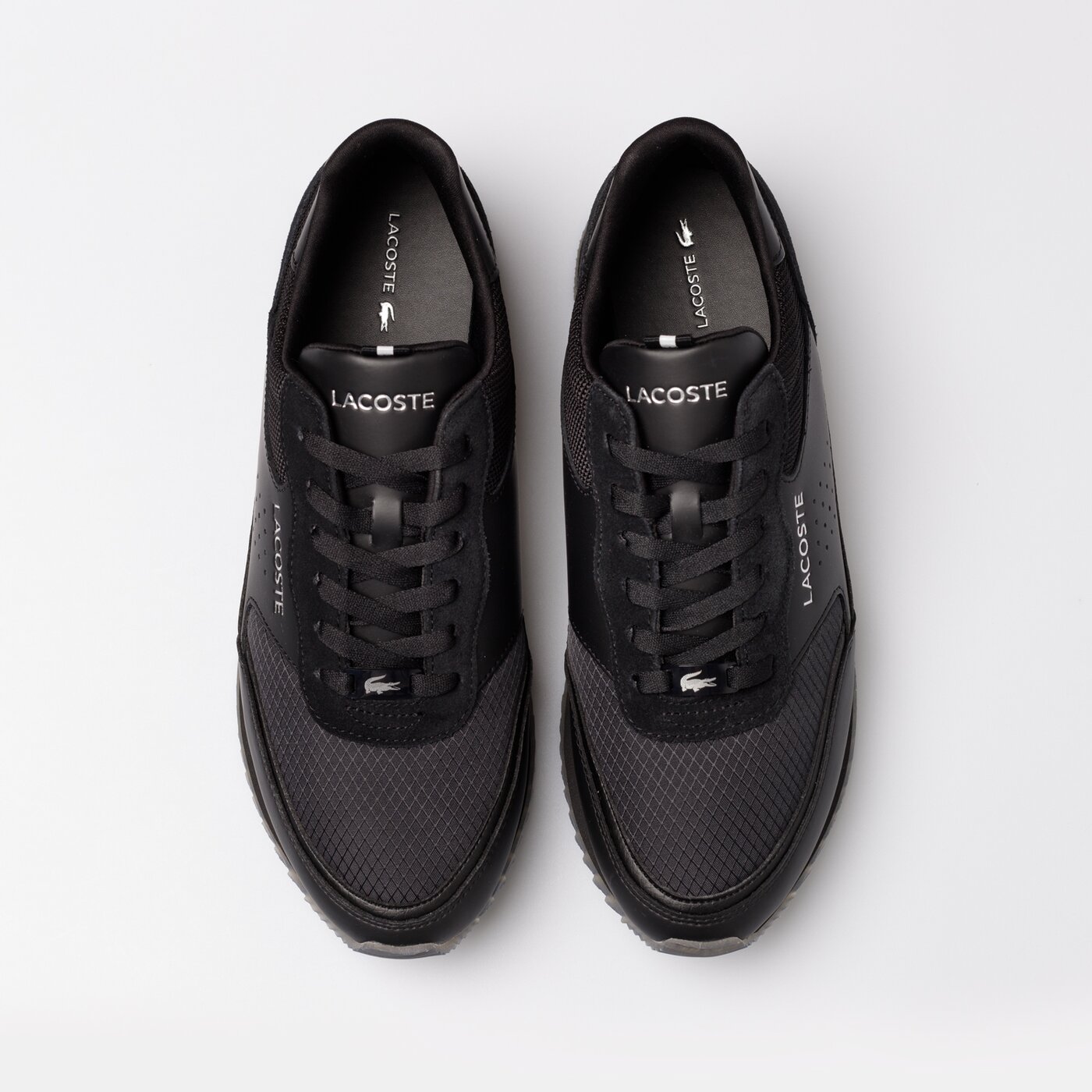 Męskie sneakersy (buty) LACOSTE PARTNER LUXE 0121 1 QSP SMA 741sma011302h kolor czarny