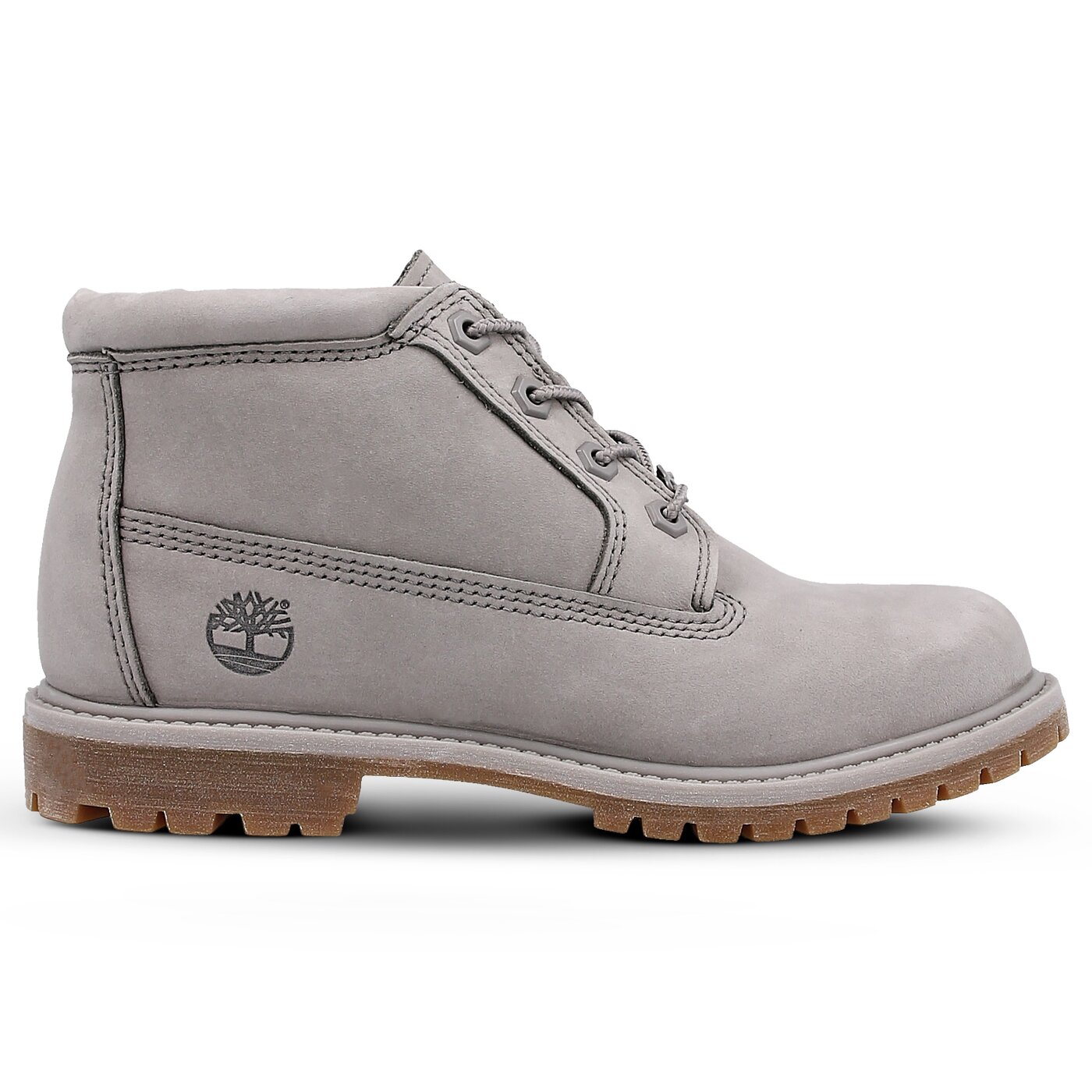 Damskie trapery TIMBERLAND NELLIE CHUKKA DOUBLE a1hfo kolor szary