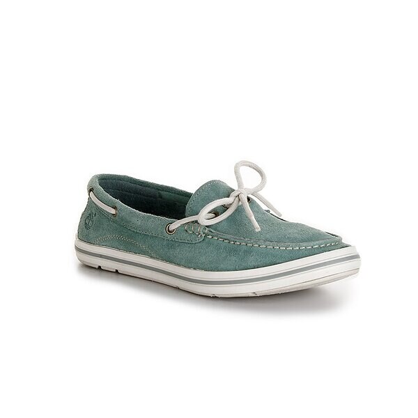 Damskie mokasyny i półbuty TIMBERLAND EK CASCO BAY BOAT SHOE 3951r kolor zielony