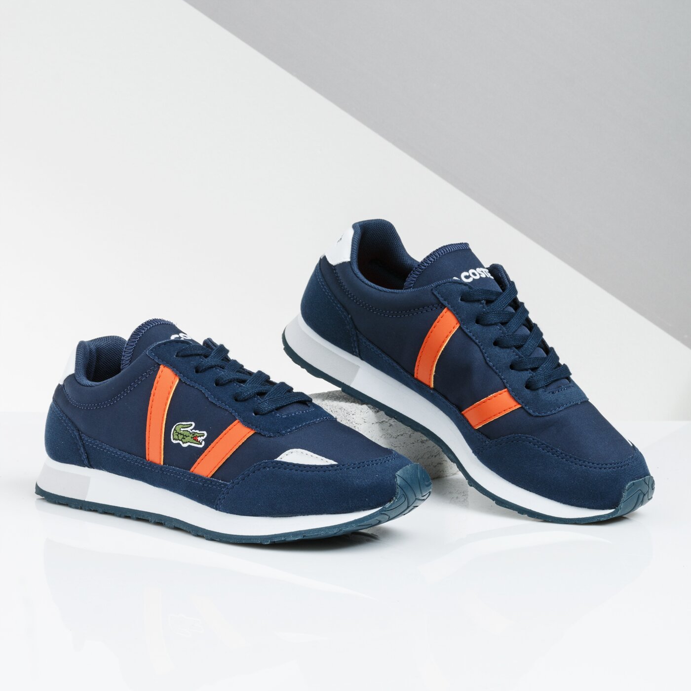 Dziecięce sneakersy (buty) LACOSTE PARTNER 319 1 SUJ 738suj0011325 kolor granatowy