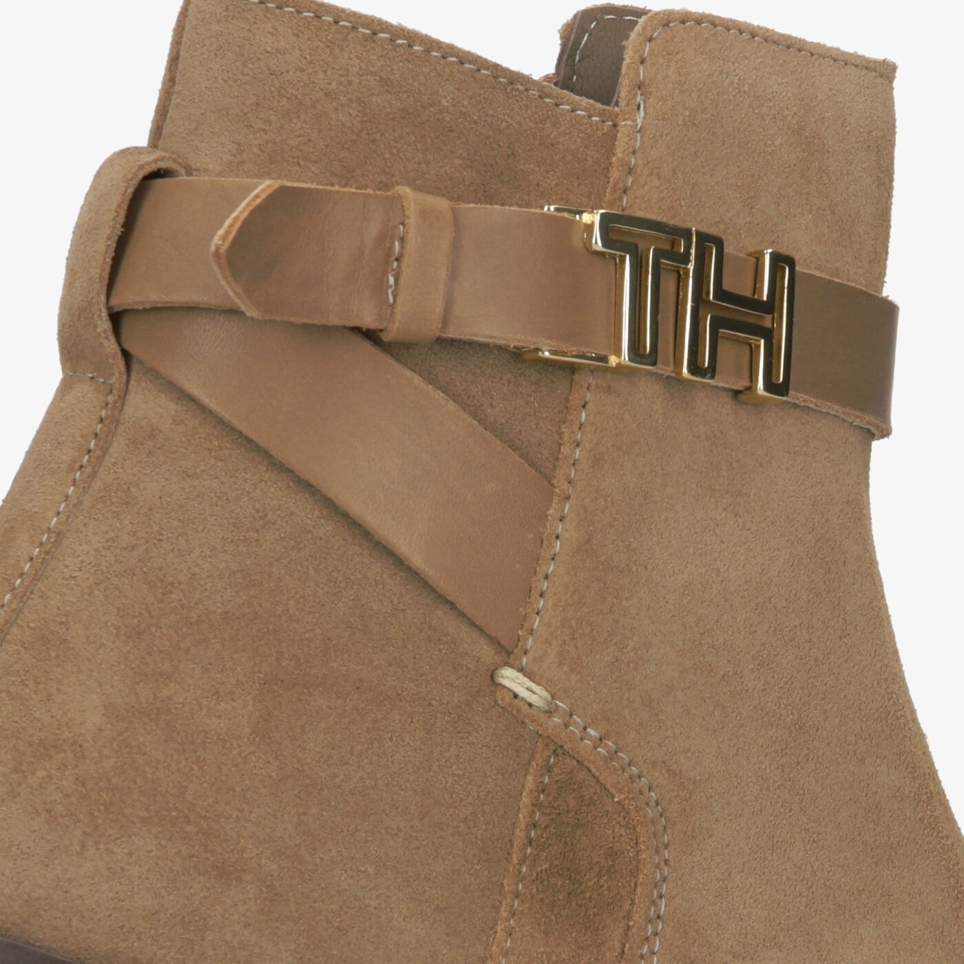 tommy hilfiger th hardware flat bootie
