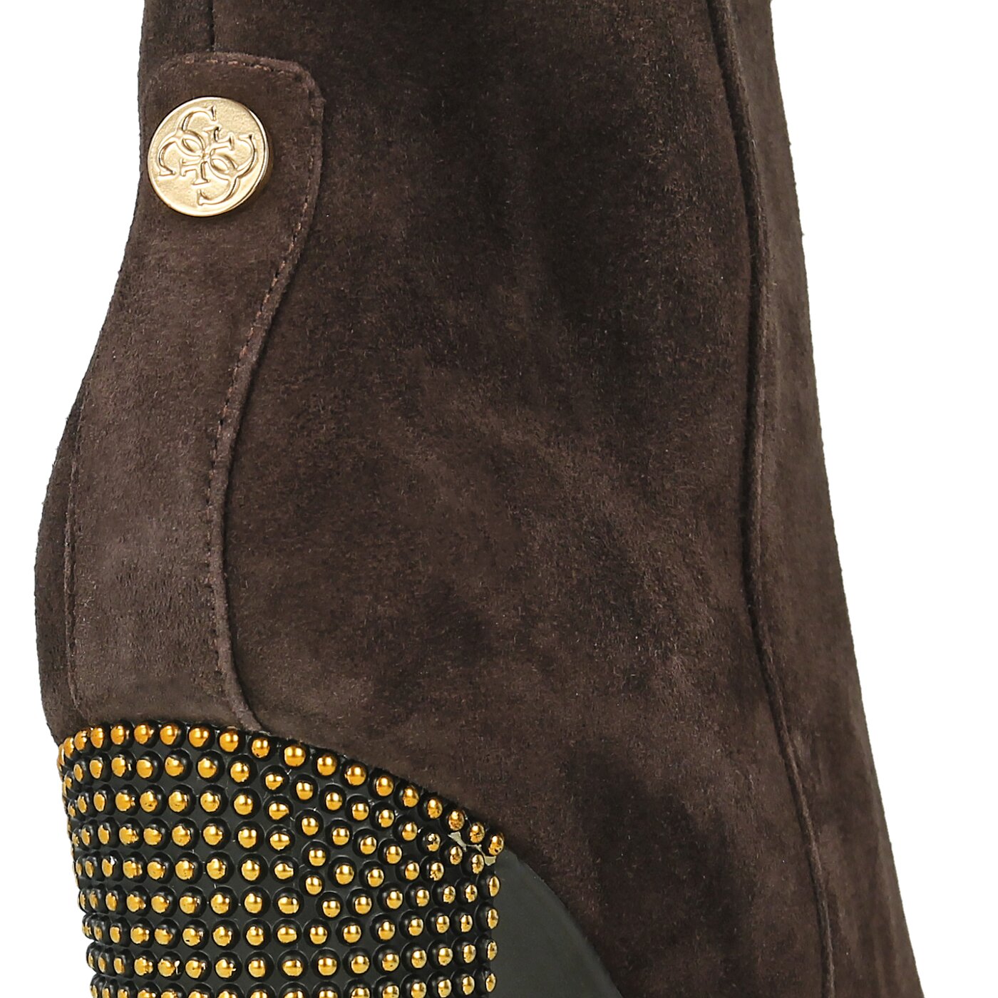 Damskie botki / sztyblety GUESS DODIE fldod3sue10brown kolor brązowy