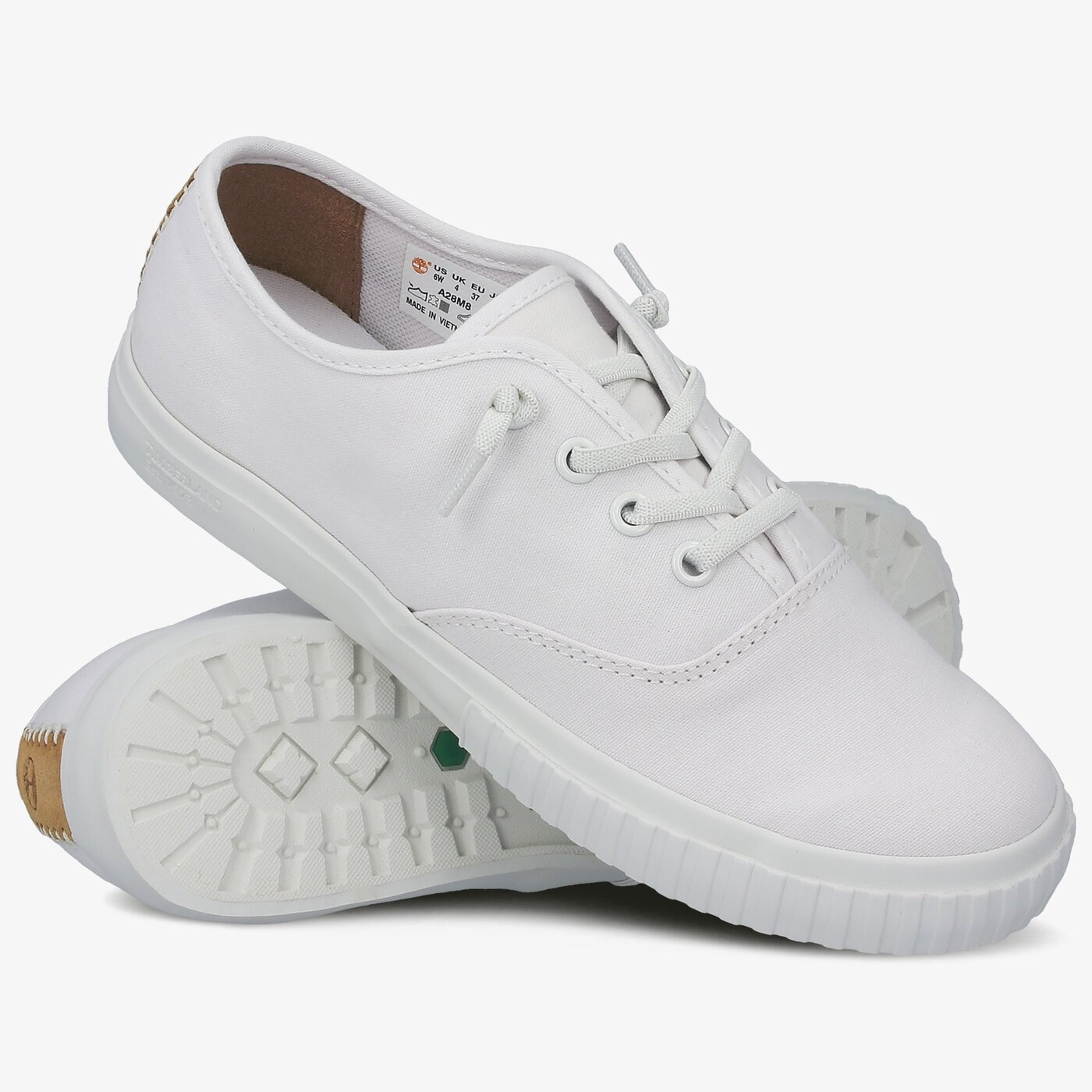 Damskie trampki TIMBERLAND NEWPORT BAY BUMPER TOE OX WOMENS tb0a28m81001 kolor biały