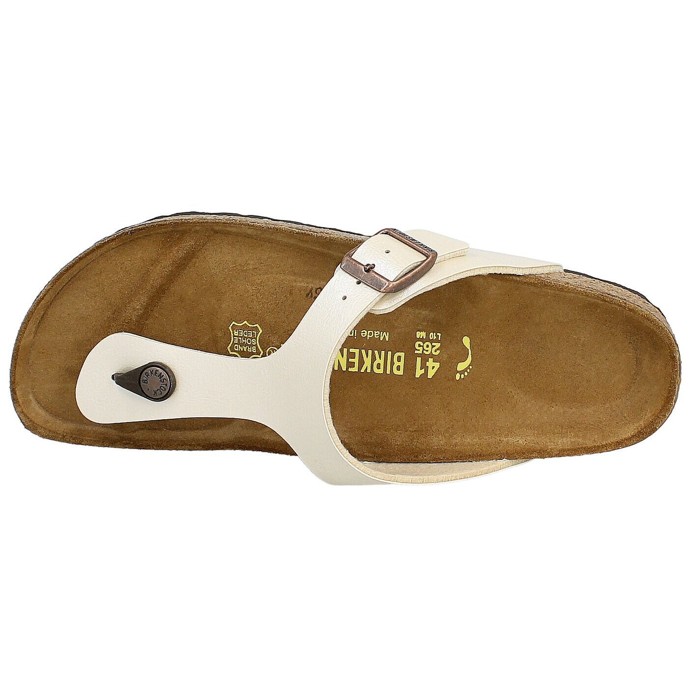 Damskie klapki BIRKENSTOCK GIZEH  943873 kolor beżowy