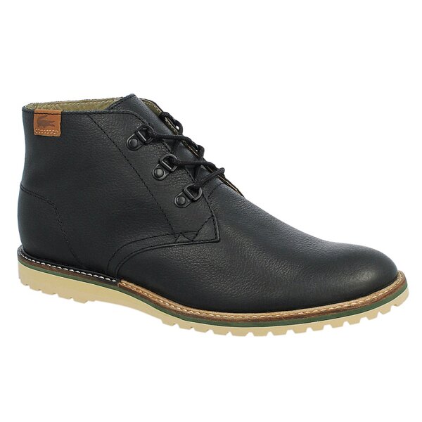 Męskie buty za kostkę LACOSTE SHERBROOKE OUTDOOR HI  728srm0062024 kolor czarny