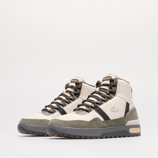 Męskie buty outdoor (trekkingowe) LACOSTE T-CLIP WNTR MID 222 2 744sma00651y5 kolor beżowy