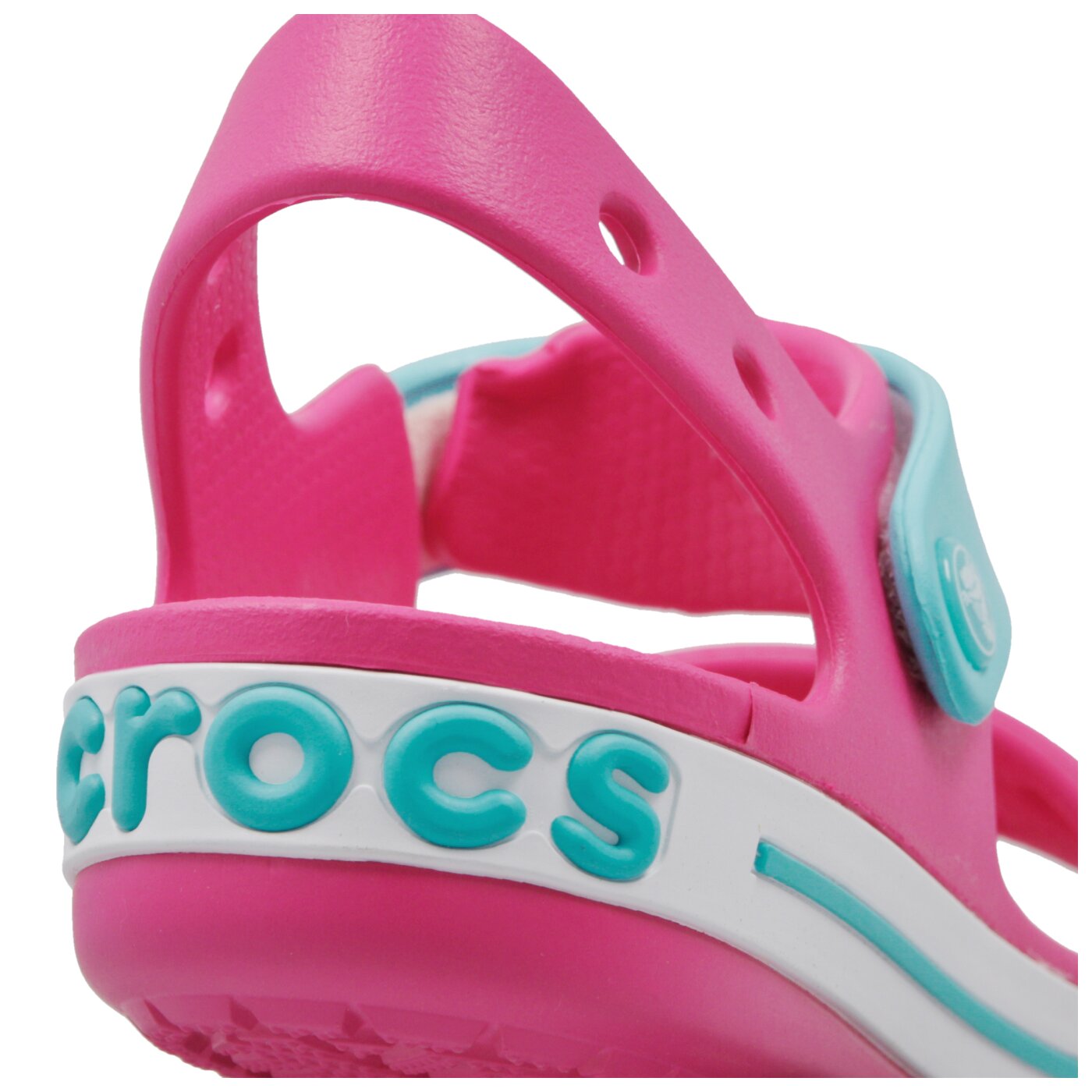 Dziecięce sandały / klapki CROCS CROCBAND SANDAL KIDS 128566lhk kolor różowy