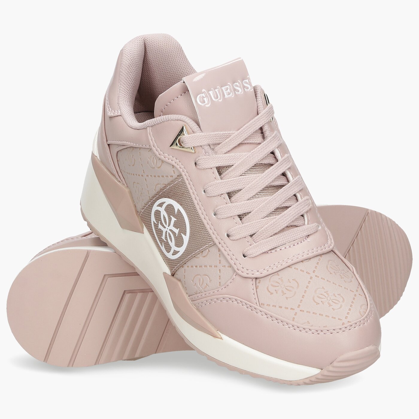 Damskie sneakersy (buty) GUESS TESHA fl5tesele12blush kolor różowy