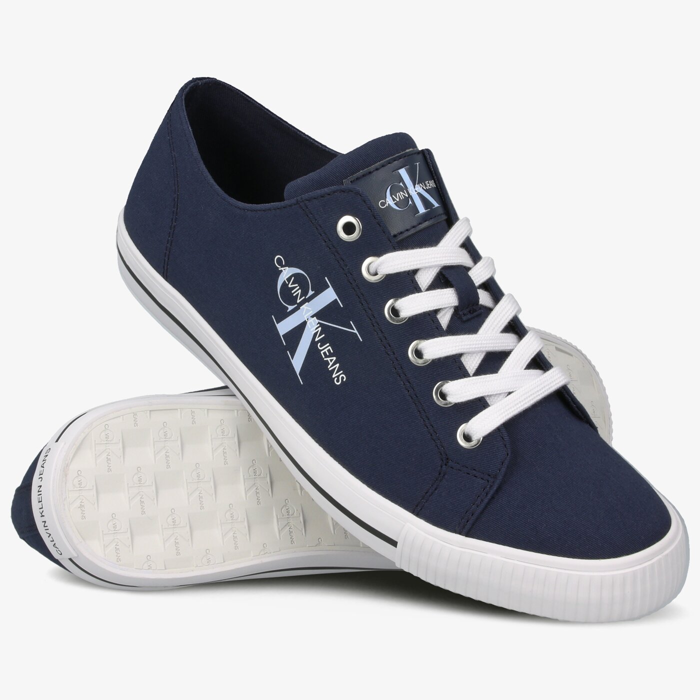 Męskie trampki CALVIN KLEIN AURELIO b4s0670410 kolor granatowy