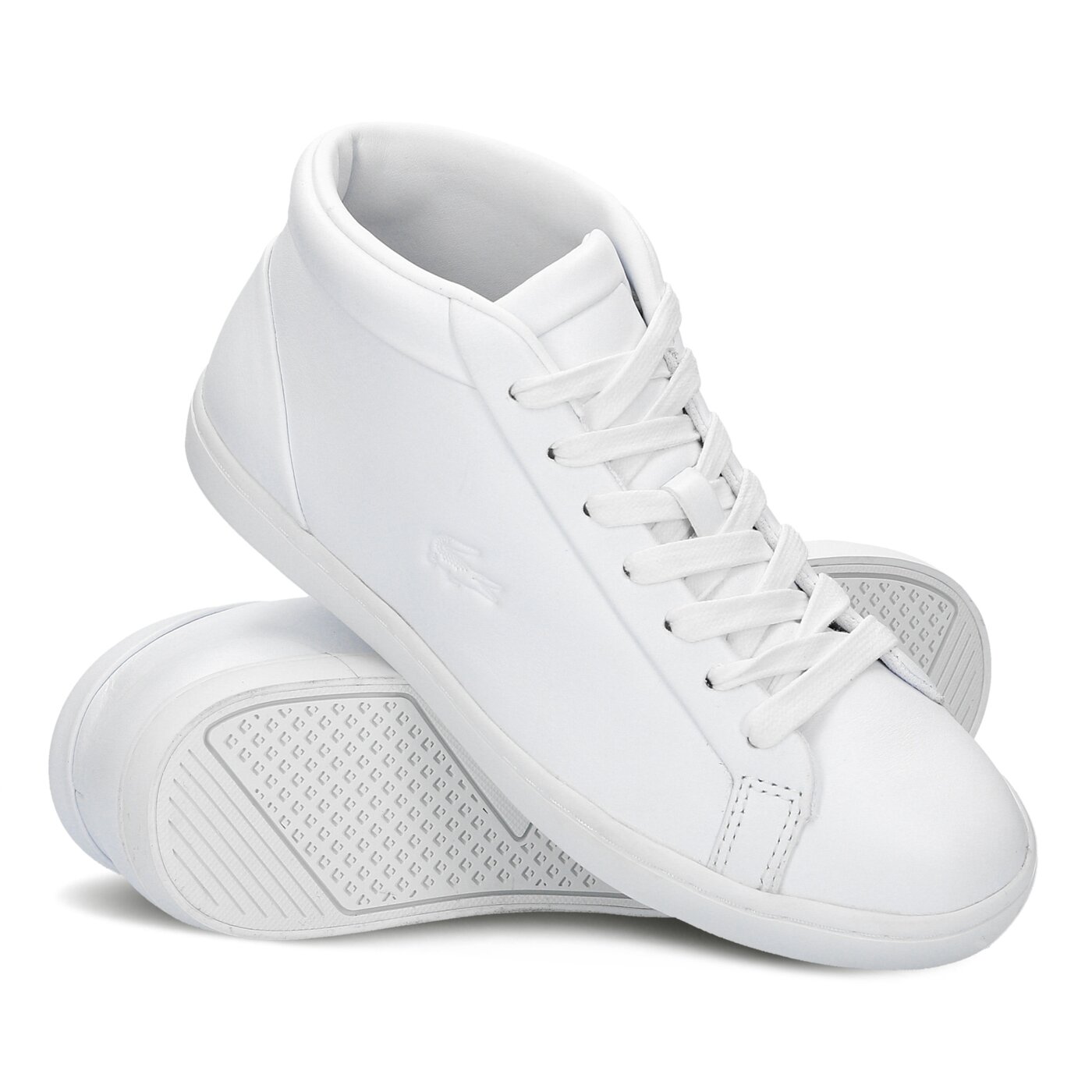 Damskie buty za kostkę LACOSTE STRAIGHTSET CHUKKA 316 1 732caw0113001 kolor biały