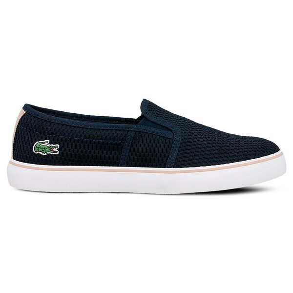 Damskie sneakersy (buty) LACOSTE GAZON 217 1 733caw1061003 kolor granatowy