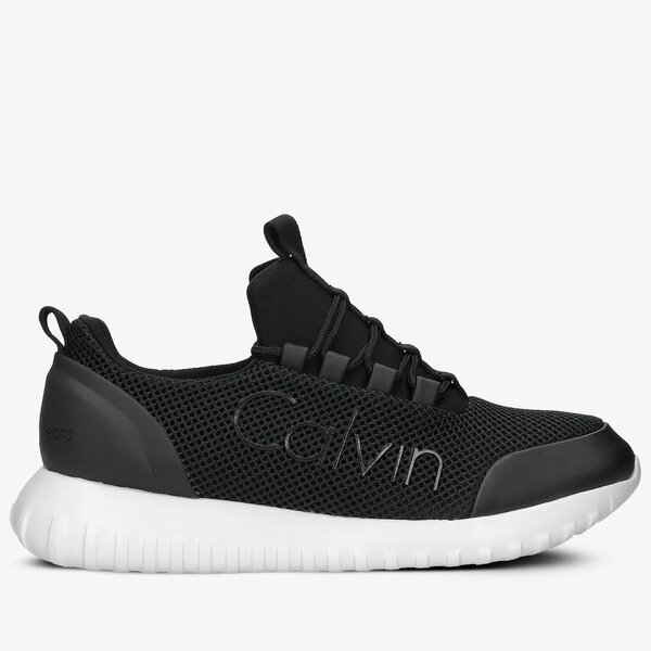 Damskie sneakersy (buty) CALVIN KLEIN RUNNER SNEAKER LACEUP MESH  yw0yw00165bds kolor czarny