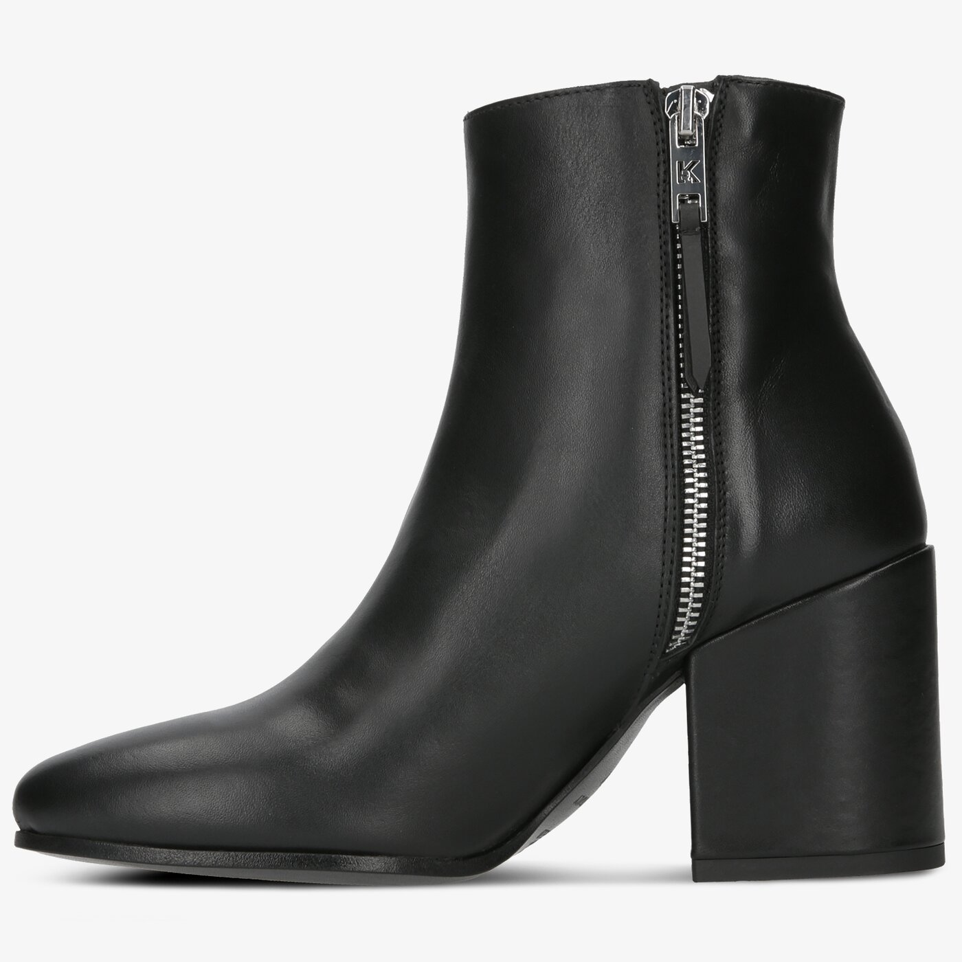 Damskie botki / sztyblety KARL LAGERFELD LAVINIA KARL BAND MIDI BOOT kl31475000 kolor czarny