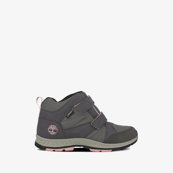 Dziecięce buty outdoor / trekkingowe TIMBERLAND NEPTUNE MID GTX 2STRAP WL tb0a22650331 kolor szary