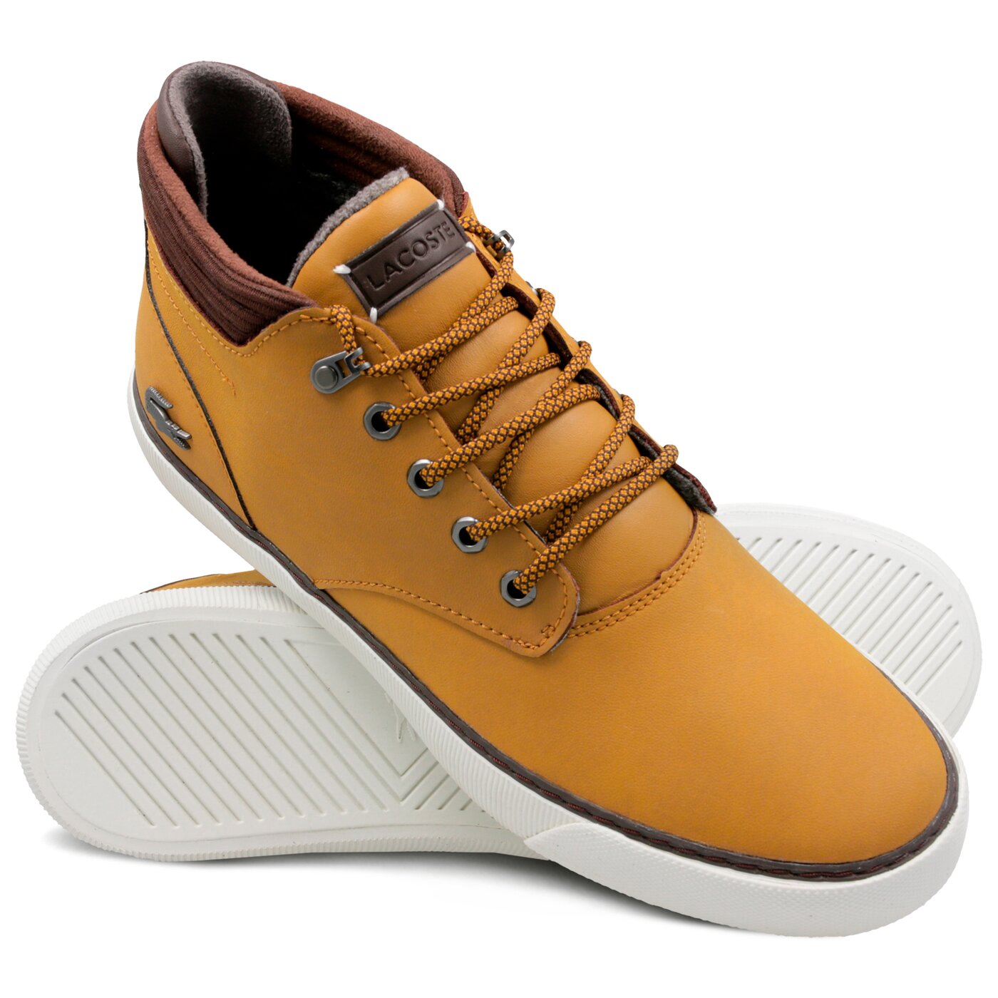 Męskie trampki LACOSTE ESPARRE WINTER C 318 3 736cam002251w kolor brązowy