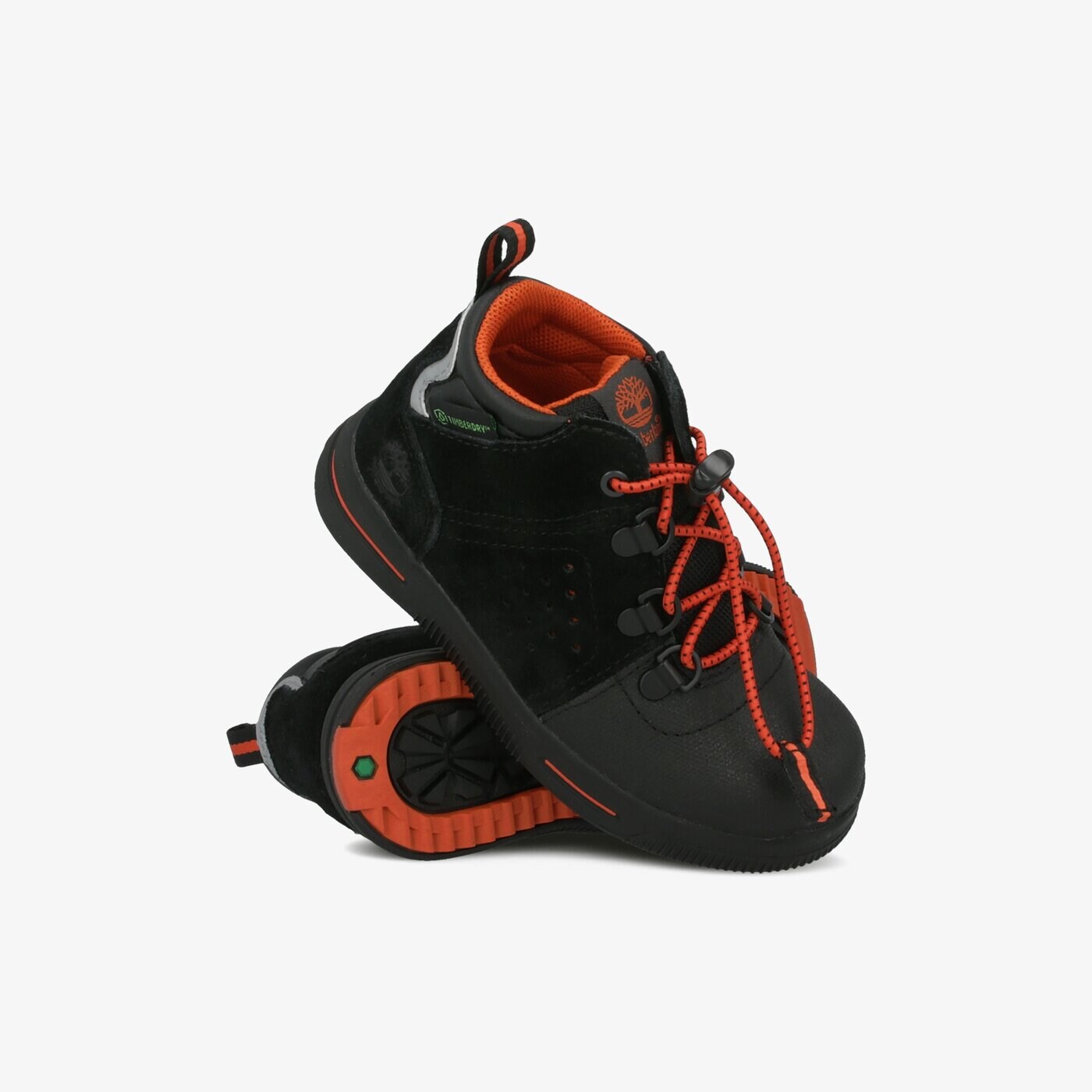 Dziecięce buty outdoor / trekkingowe TIMBERLAND CITY STOMPER MID WP tb0a22pm0151 kolor czarny