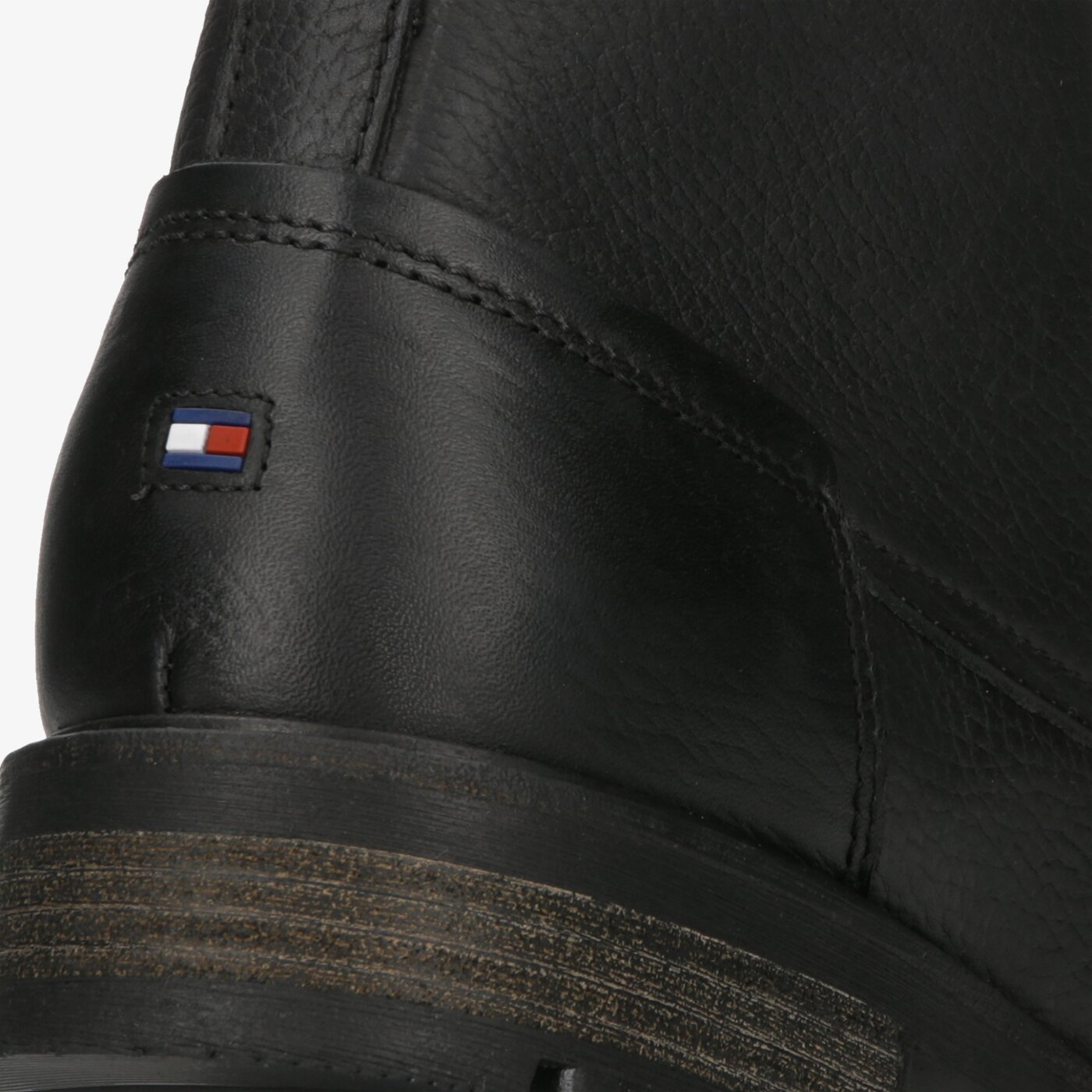 Męskie buty za kostkę TOMMY HILFIGER WINTER SHEARLING LINING BOOT fm0fm02437990 kolor czarny