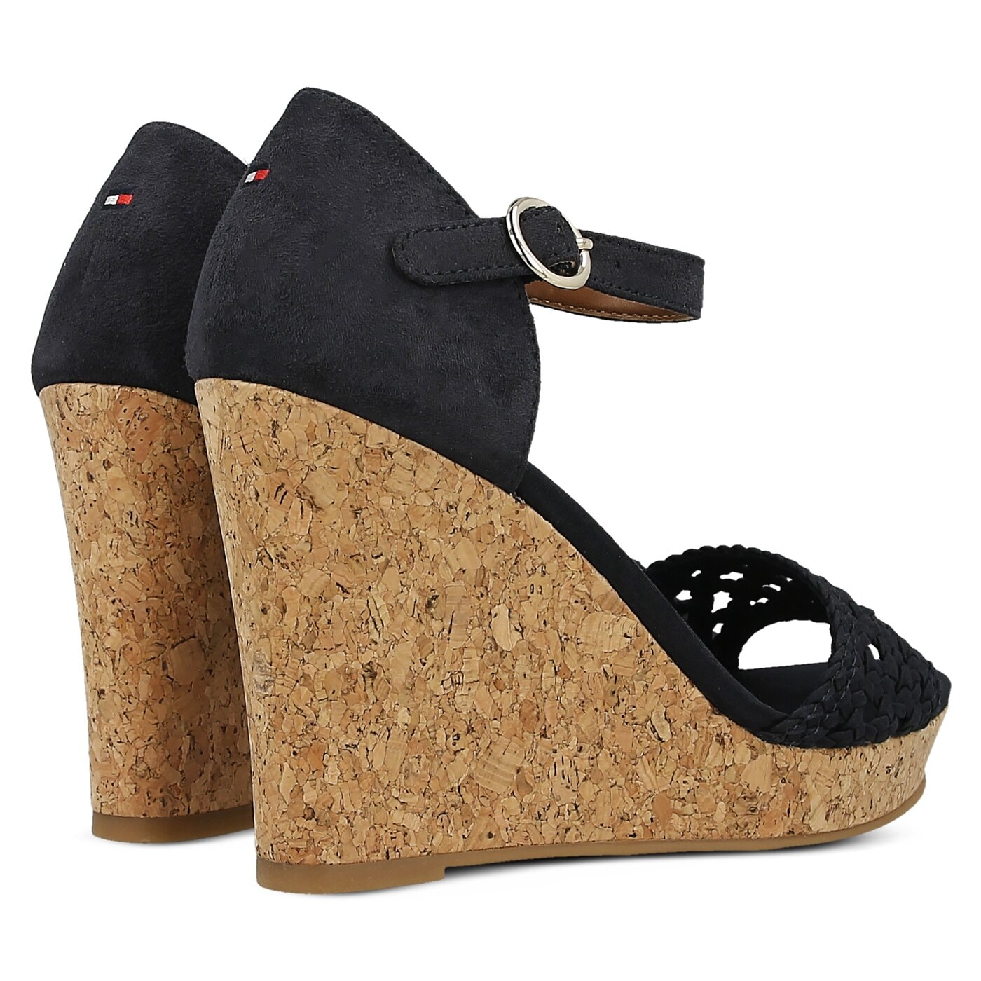 Damskie sandały TOMMY HILFIGER INT-E1285DEL 5 C fw0fw00713403 kolor granatowy