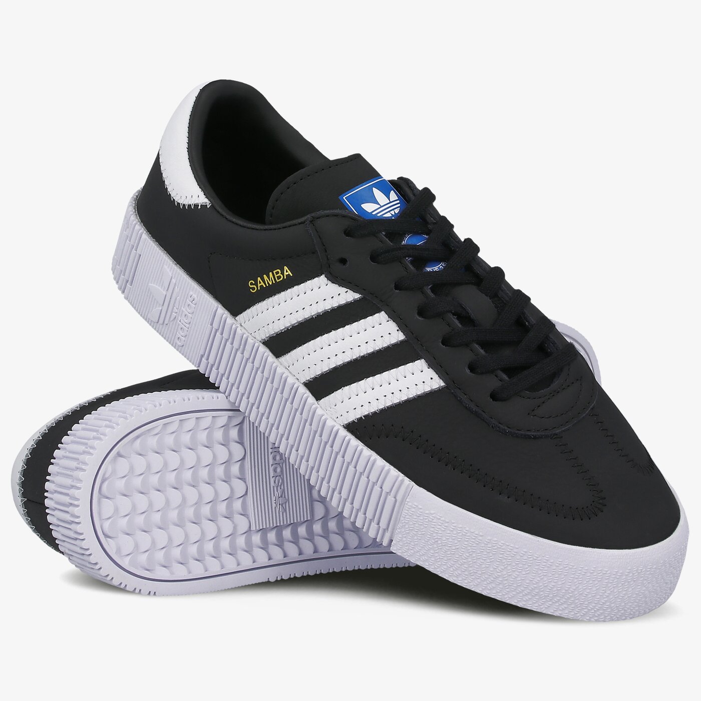 Damskie sneakersy (buty) ADIDAS SAMBAROSE W fv0766 kolor czarny