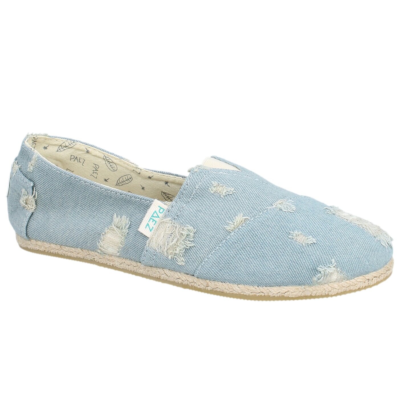 Damskie espadryle PAEZ ORIGINAL RAW 105orapaeaaa0001 kolor niebieski