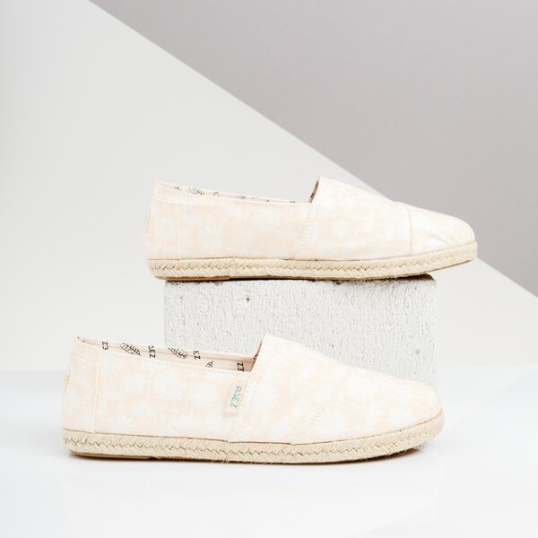 Damskie espadryle PAEZ ORIGINAL RAW CLASICC PRINT DAISY 1930201s0008-512 kolor różowy