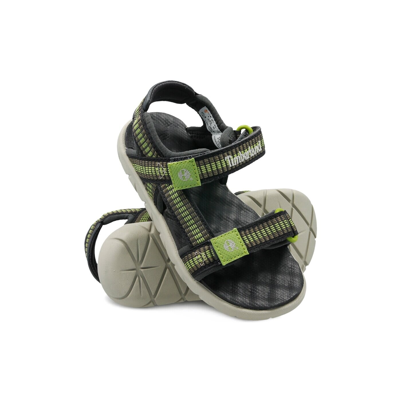 Dziecięce sandały / klapki TIMBERLAND PERKINS ROW WEBBING SNDL tb0a1pw41101 kolor khaki