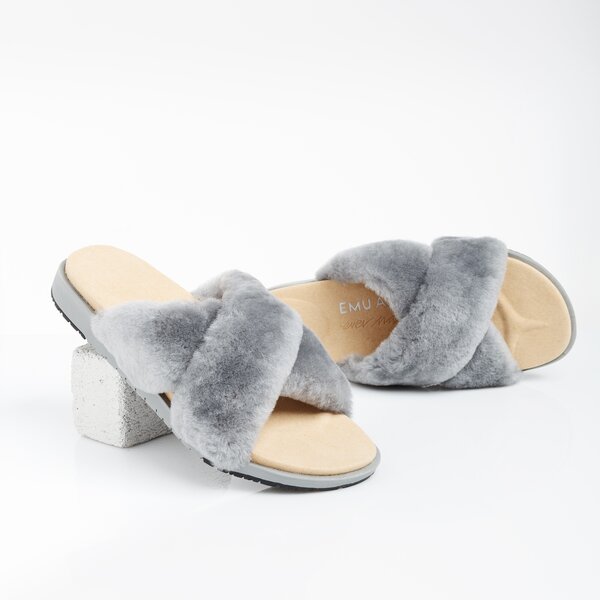 Damskie klapki EMU MAREEBA w11880dovegrey kolor szary