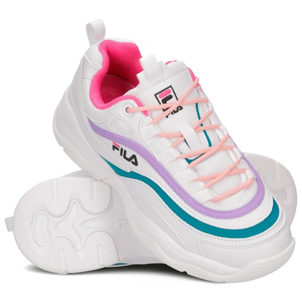 Damskie sneakersy (buty) FILA RAY LOW WMN 101056203a kolor biały