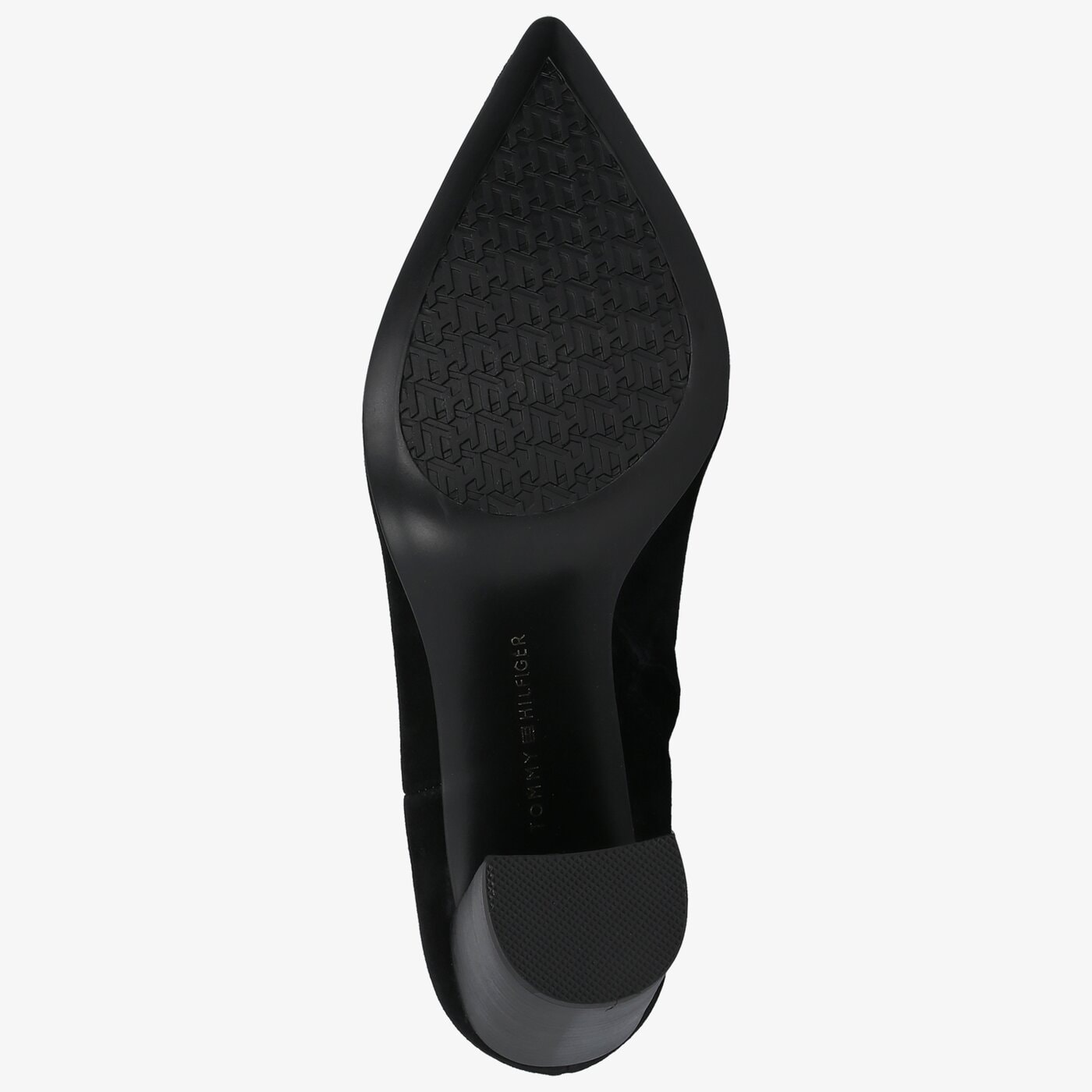 Damskie botki / sztyblety TOMMY HILFIGER LIZANNE 1B ESSENTIAL SUEDE HIGH HEEL BOOT fw0fw05177bds kolor czarny