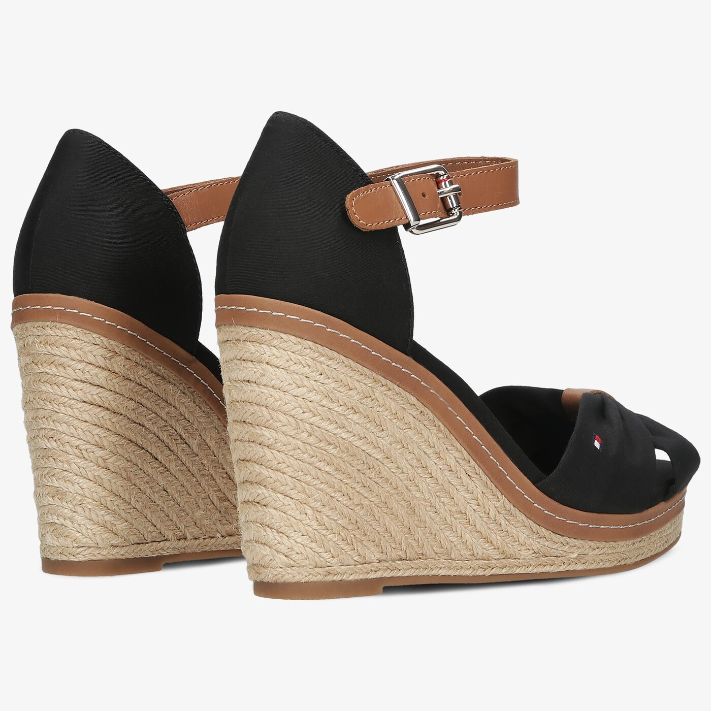 Damskie sandały TOMMY HILFIGER ICONIC ELENA SANDAL fw0fw00905990 kolor czarny