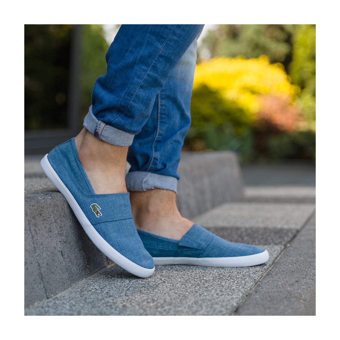 Męskie trampki LACOSTE MARICE 217 1 733cam1066125 kolor niebieski