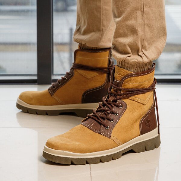 Męskie buty za kostkę TIMBERLAND CITY BLAZER LEATHER BOOT a1gy4 kolor żółty