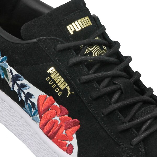 Damskie sneakersy (buty) PUMA SUEDE CLASSIC EMBROIDED WN'S 36612401 kolor czarny