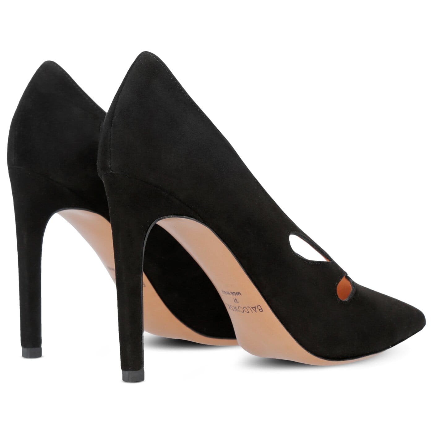 Damskie szpilki / czółenka BALDOWSKI SZPILKI Z WYCIĘCIAMI w00346/1451/002 kolor czarny