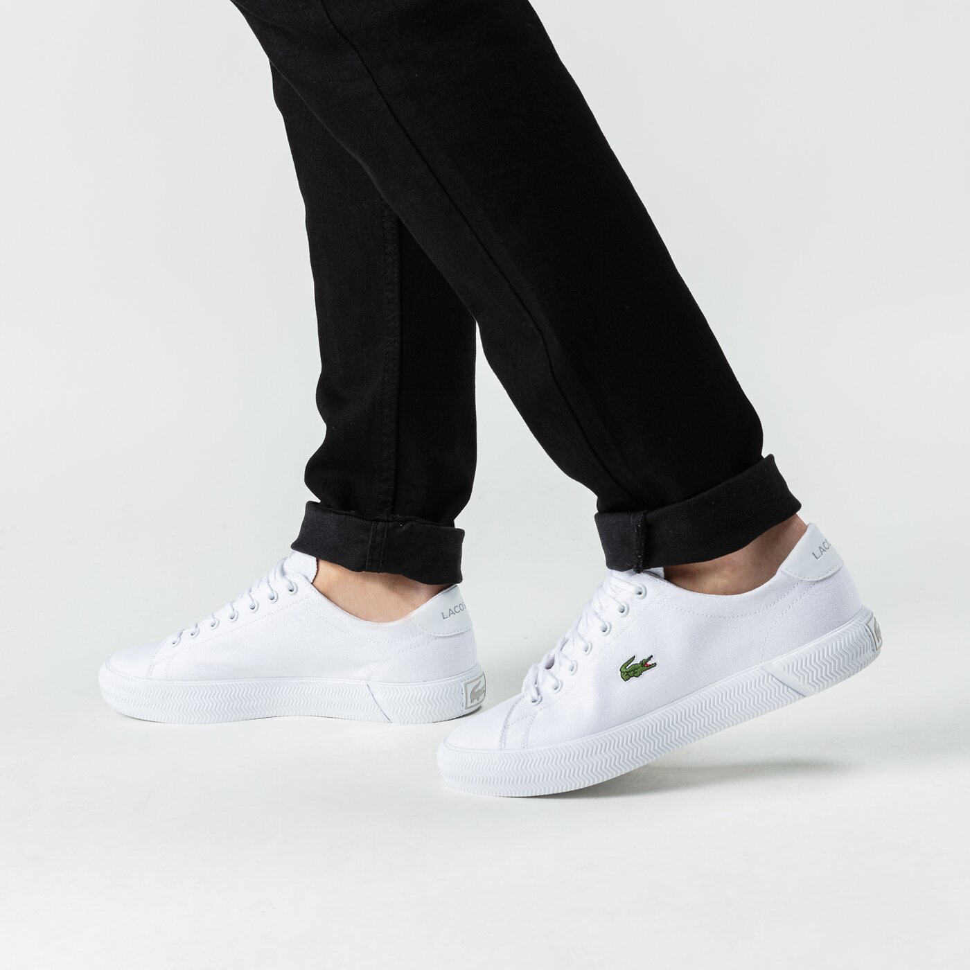 Męskie sneakersy (buty) LACOSTE GRIPSHOT BL21 2 CMA 741cma002221g kolor biały