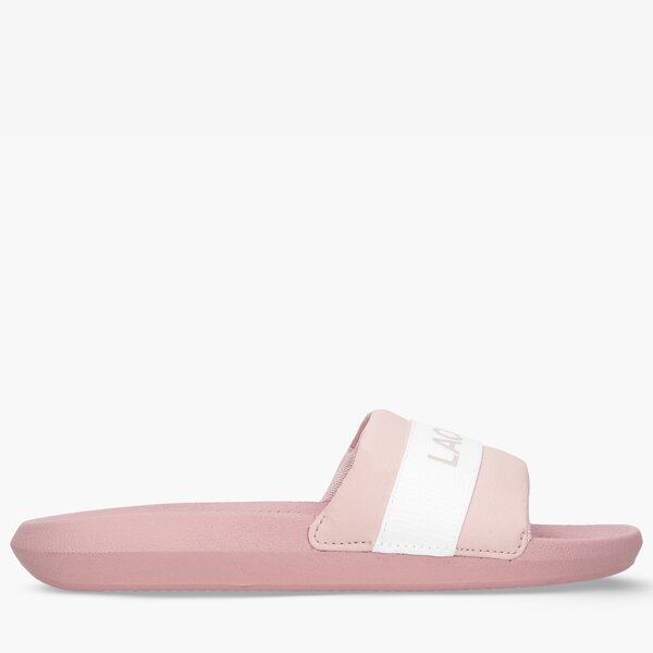 Damskie klapki LACOSTE CROCO SLIDE 0721 1 CFA 741cfa0011208 kolor różowy