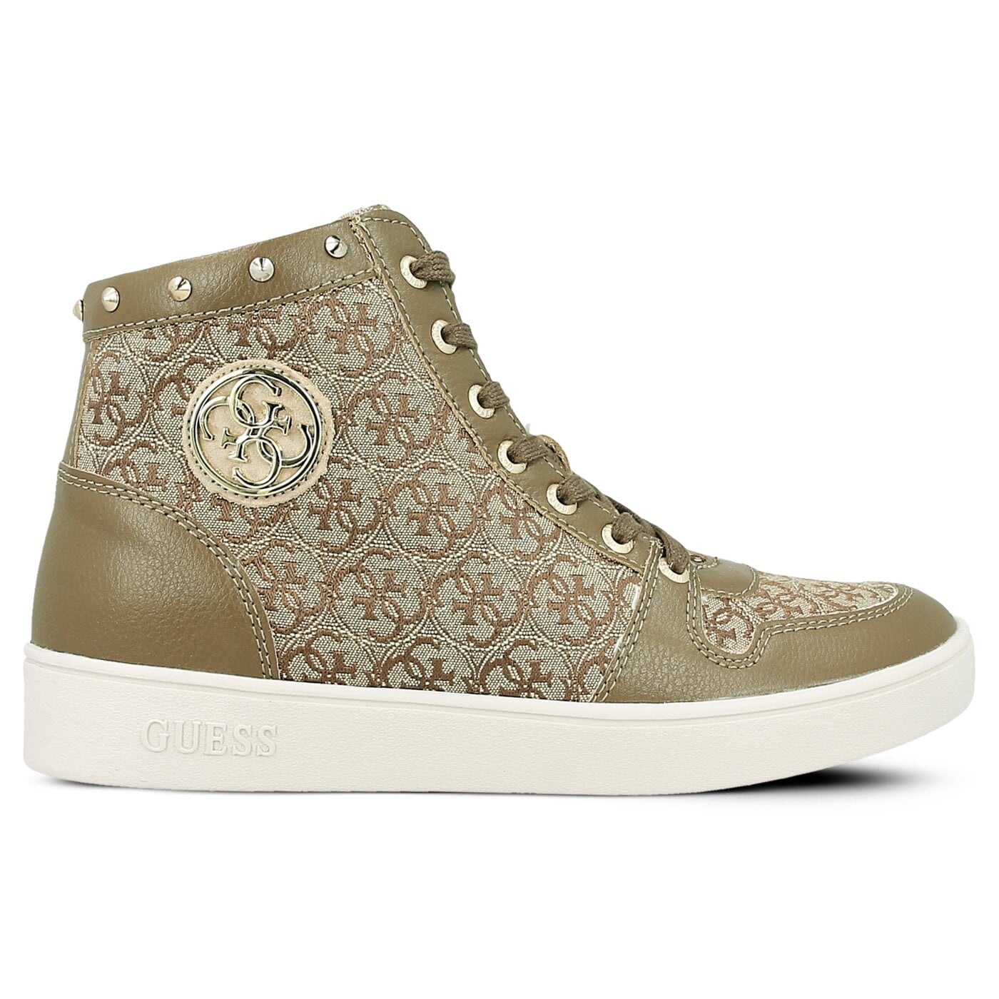 Damskie trampki GUESS GENSIA flgen3fal12beibr kolor złoty