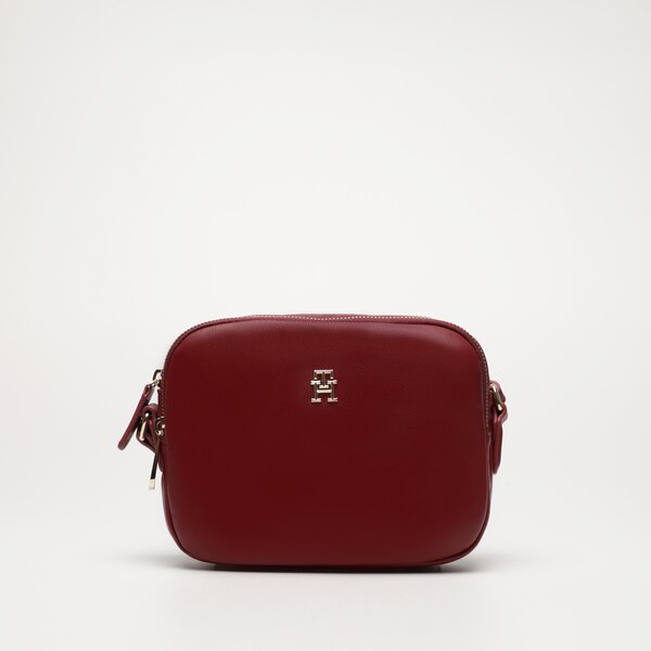 Damska torebka TOMMY HILFIGER TOREBKA POPPY PLUS CROSSOVER aw0aw15235xjs kolor bordowy