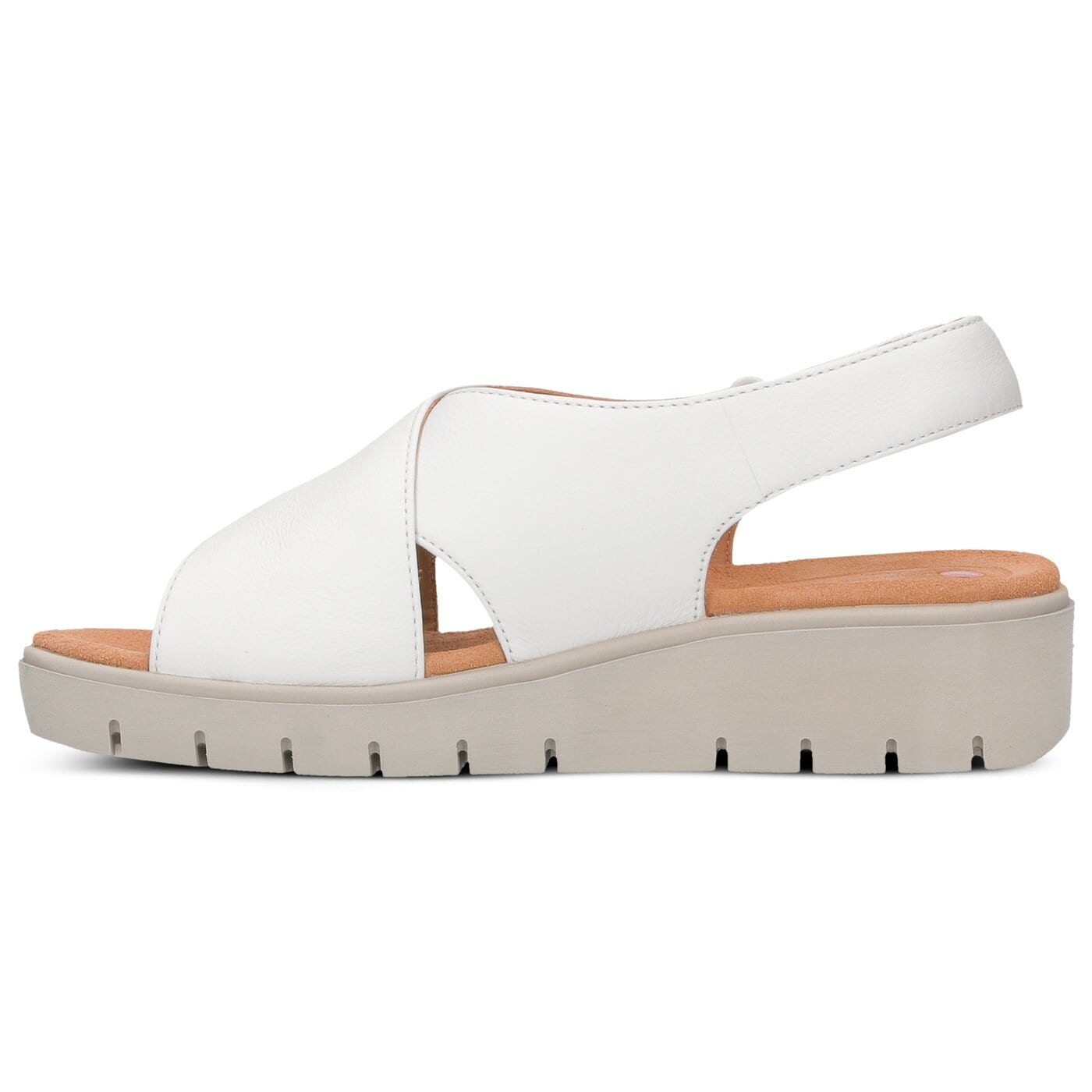 Damskie sandały CLARKS UN KARELY HAIL 26132235 kolor biały