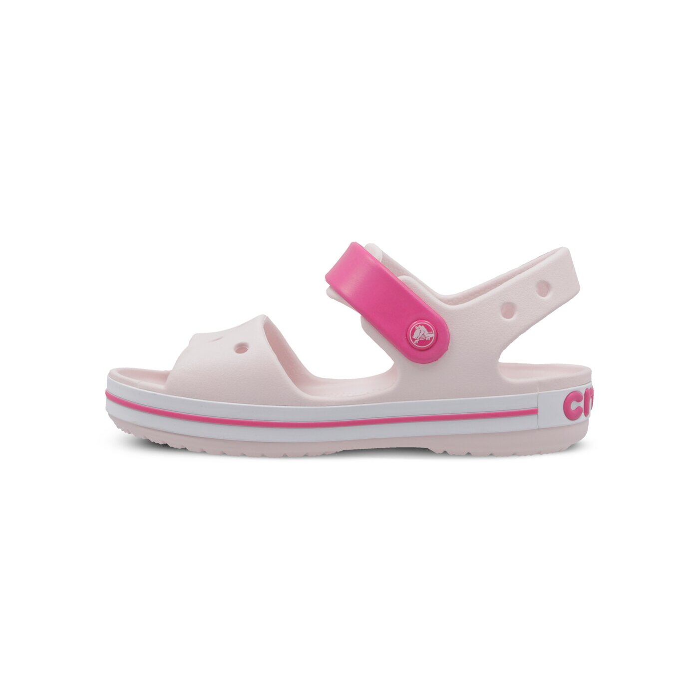 Dziecięce sandały / klapki CROCS CROCBAND SANDAL KIDS 128566pvk kolor różowy