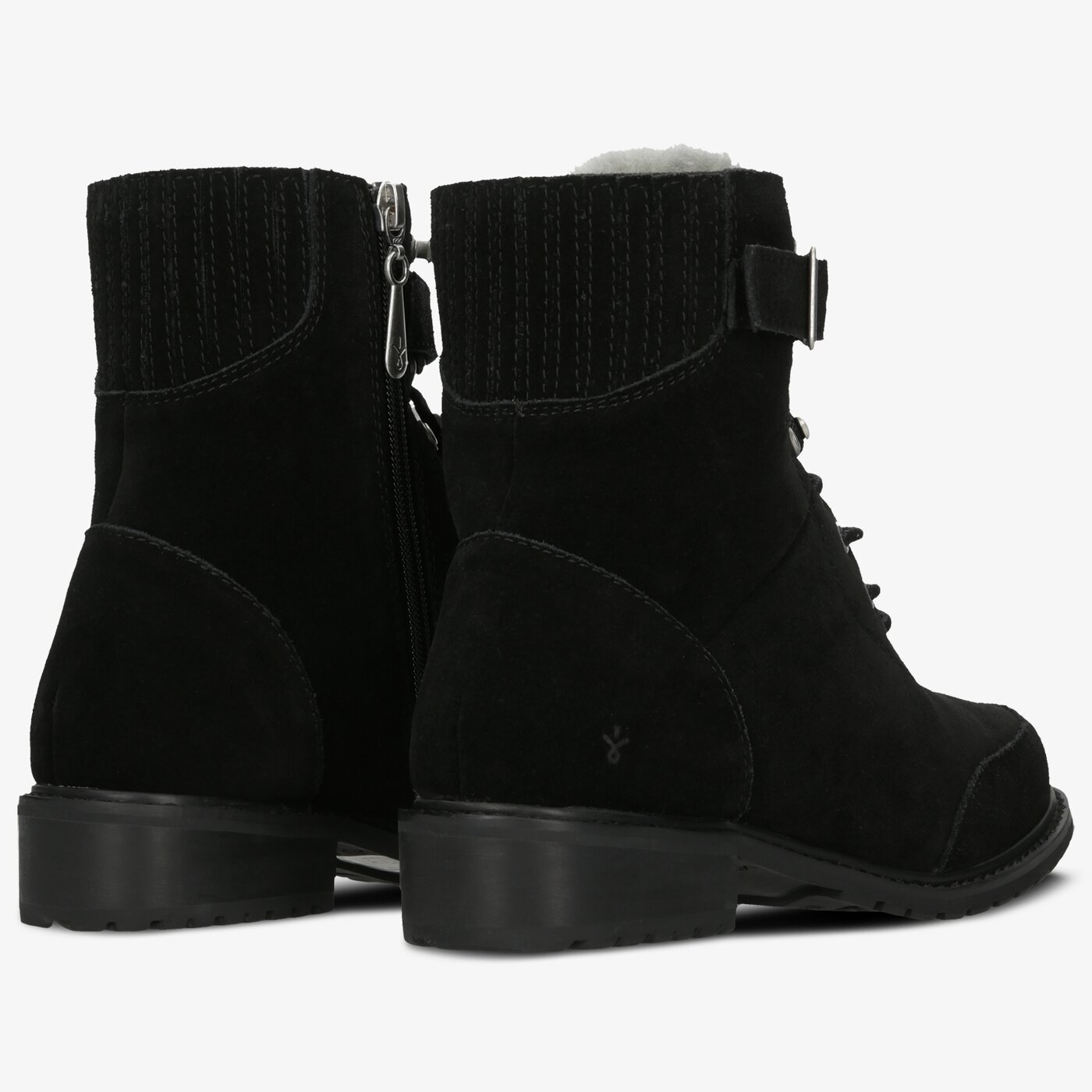 Damskie botki / sztyblety EMU AUSTRALIA WALDRON w12049black kolor czarny