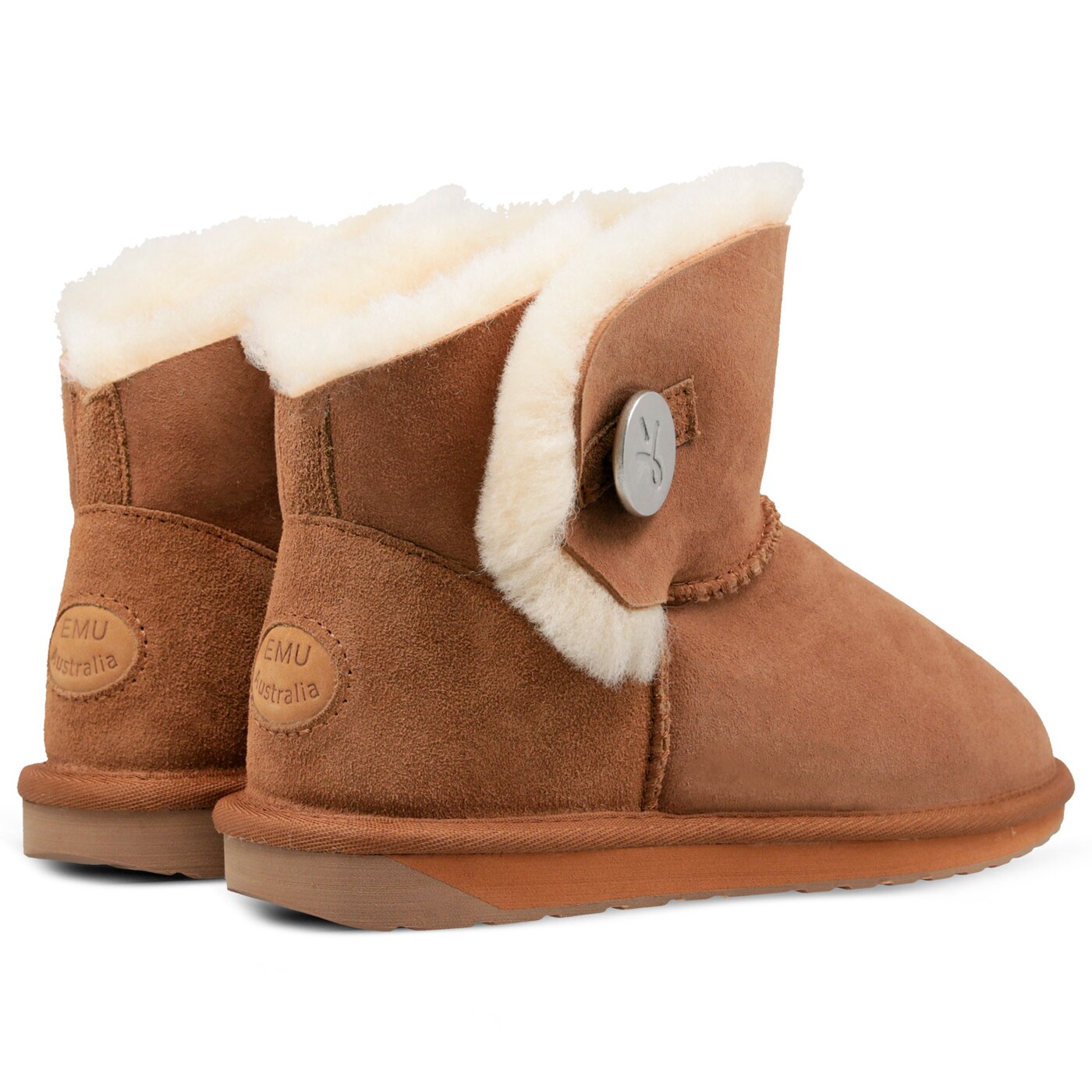 Damskie śniegowce EMU DENMAN MINI w11255chestnut kolor żółty